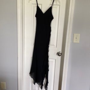 Express black spaghetti strap dress
